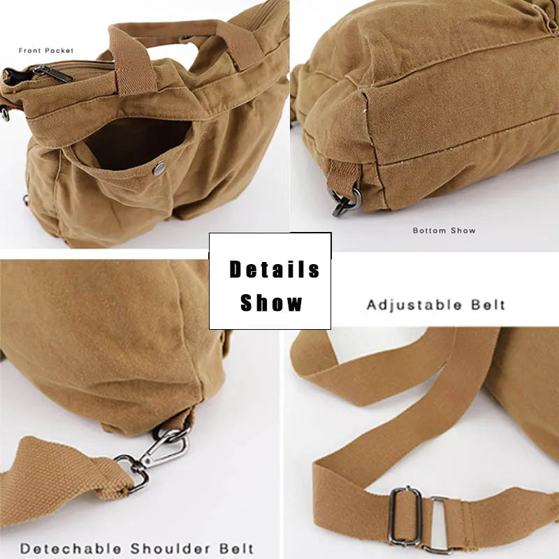 Wahyah Canvas Pack Crossbody Bags Woman Handbags Clutch Bag ZY058