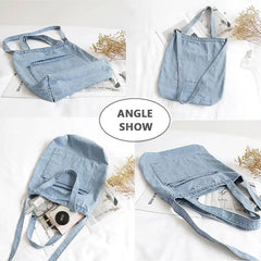 Wahyah Denim Bag Crossbody Bags for Woman Casual Jeans Bags Women Handbags