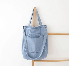 Wahyah Denim Bag Crossbody Bags for Woman Casual Jeans Bags Women Handbags