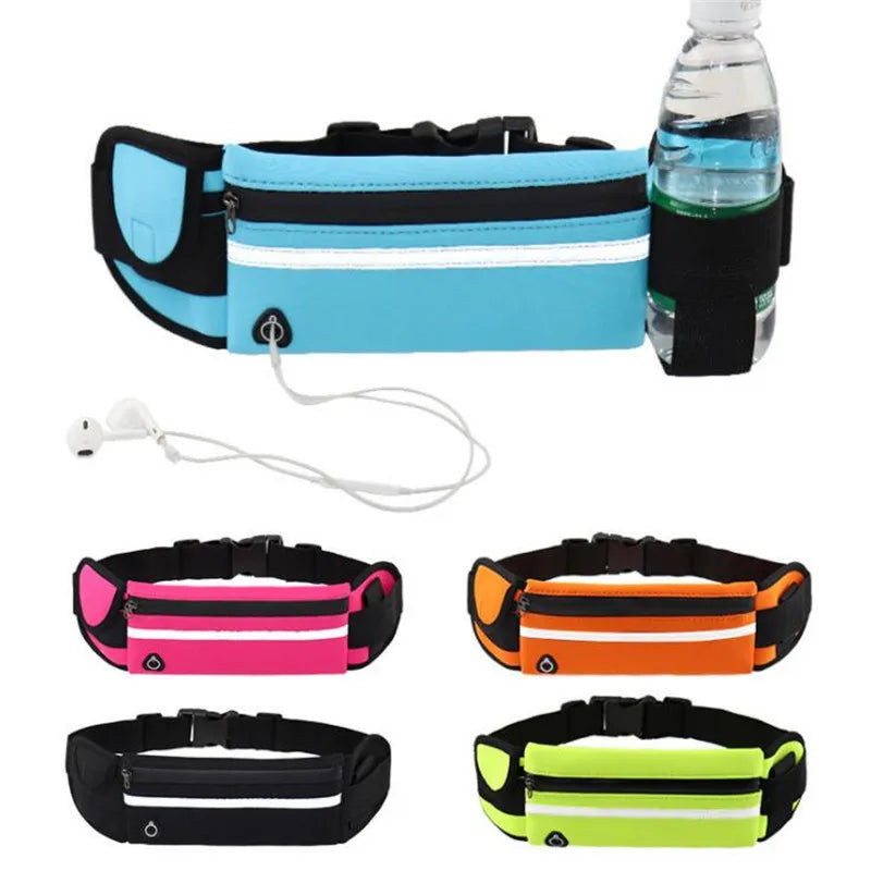 Waterproof Waist Bag Running Belt Gym Bag Phone Holder