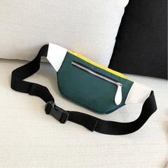 Canvas Waist Bag Letter Bum Bag Fanny Pack for Boys and Girls