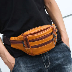 Leather Waist Bag Fanny Pack Men Women