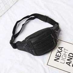 Leather Waist Bag Fanny Pack Men Women