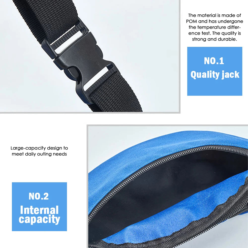 Waterproof Waist Bag Travel Men Fanny Pack Hip Bum Bags Unisex Belly Bags