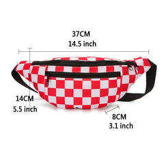 Waist Bag For Woman Belt Zipper Phone Pocket chest bag Unisex fanny pack