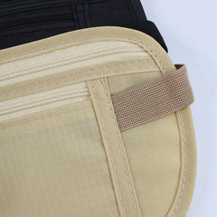 Invisible Travel Waist Packs Pouch For Passport Money Belt Bag