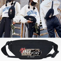 LOVE Letter Print Waist Bag Chest Bag Casual Running Jogging Belt Pouch