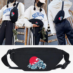 Landscape Print Waist Bag Running Belt Pouch Fanny Pack