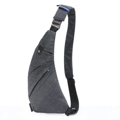 Canvas Waist Bag Men Panelled Fanny Pack for Men Bag Packs
