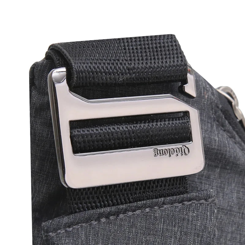 Canvas Waist Bag Men Panelled Fanny Pack for Men Bag Packs