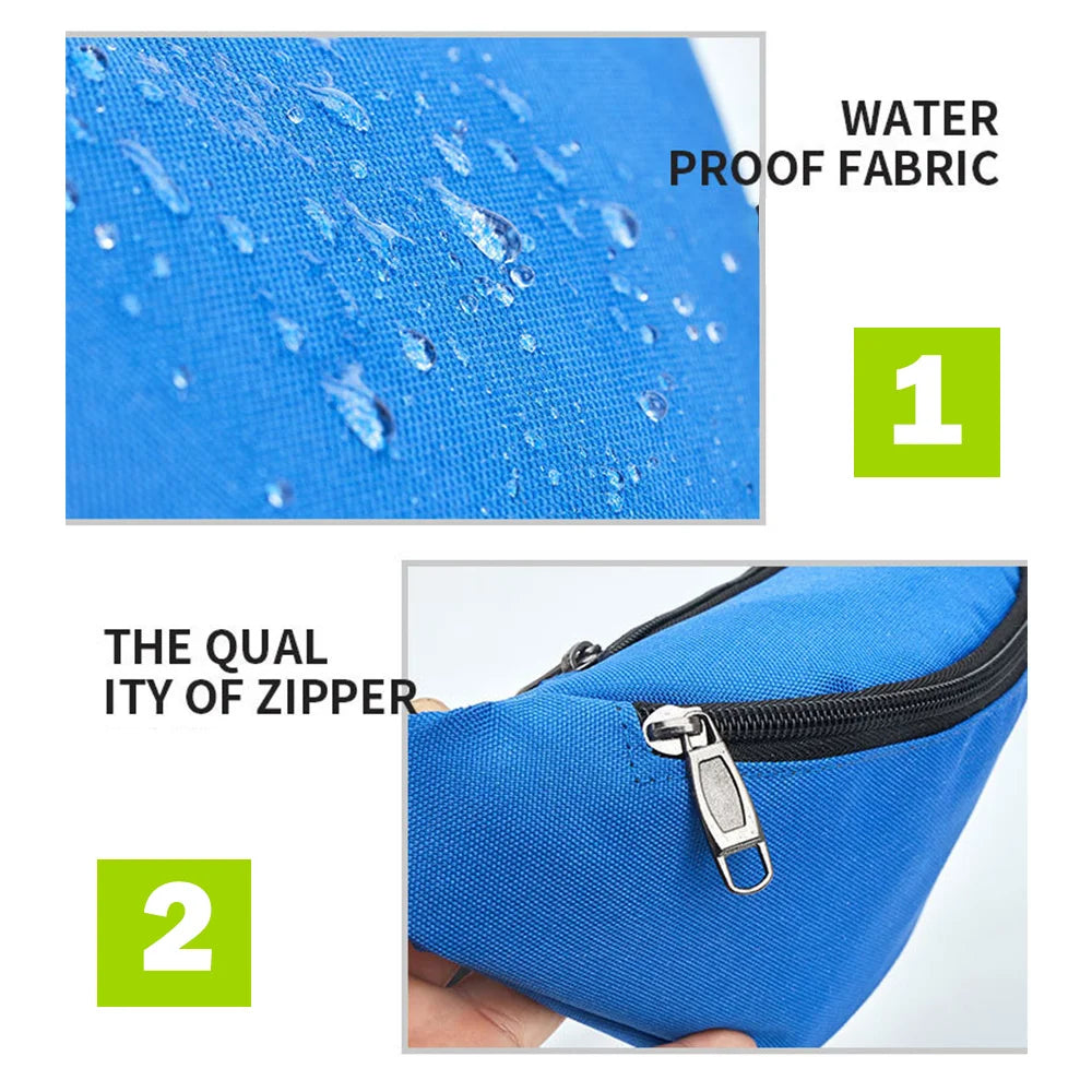 Sports Travel Waist Bag Universal Fanny Pack Chest Bag Crossbody Belt Bag