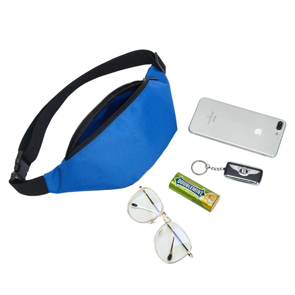 Sports Travel Waist Bag Universal Fanny Pack Chest Bag Crossbody Belt Bag