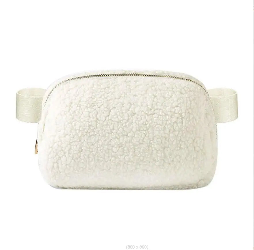 Sports Waist Bag Plush Chest Bag Outdoor Shoulder Bag Man Bag