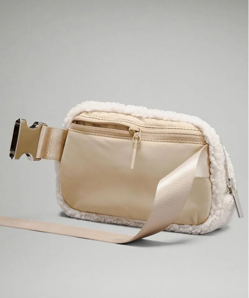 Sports Waist Bag Plush Chest Bag Outdoor Shoulder Bag Man Bag