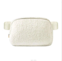 Sports Waist Bag Plush Chest Bag Outdoor Shoulder Bag Man Bag