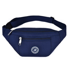 Nylon Waist Bag Crossbody Sports Chest Bag Waterproof Large Phone Pouch