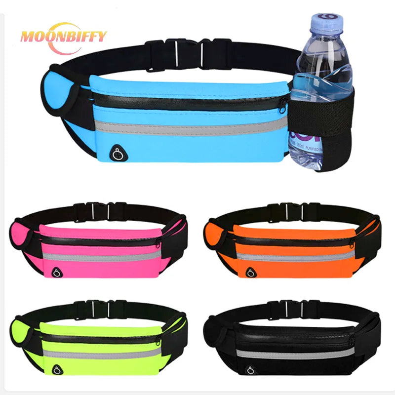 Waterproof Running Waist Bag Sports Belt Gym Bag Phone Case Women