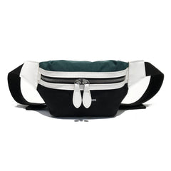 Canvas Waist Bag Women Leisure Panelled Pack For Girls