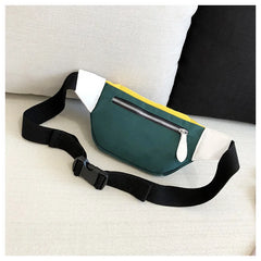 Canvas Waist Bag Women Leisure Fanny Pack For Girls Letter Bum Bag