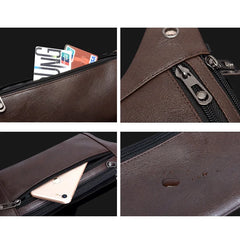Women Waist Bag Belt Fanny Pack Hip Pouch Leather Pockets