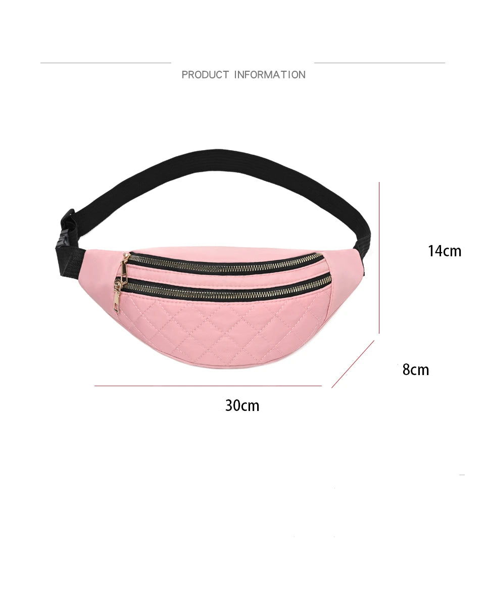 Waist Bag Women Chest Shoulder Belt Bag Packs Lady Travel Sport Purse