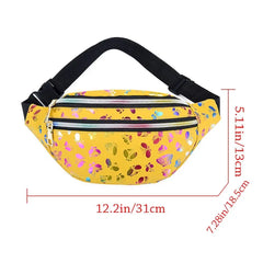Colorful Women's Waist Bag Bum Bag Mobile Phone Pouch Purse Chest Bag