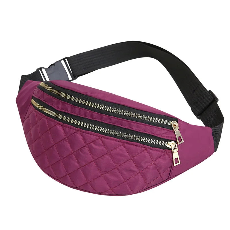 Women Waist Bag Fanny Pack Chest Shoulder Belt Bag Travel Phone Pouch