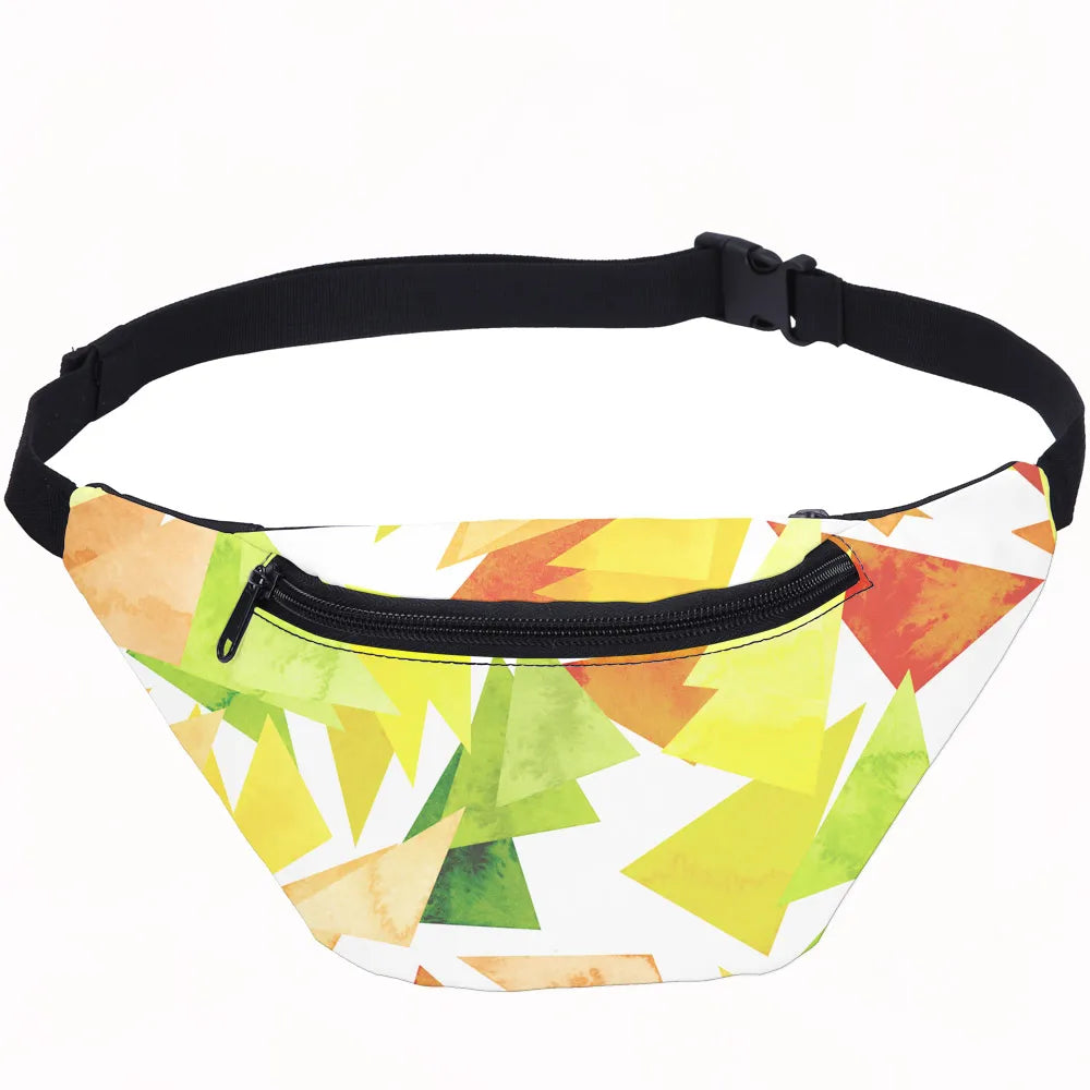 Waist Bag Women Triangle Bum Bag Fanny Pack