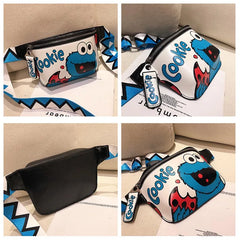 Women's Fanny Pack Cartoon Waist Bag Handy Banana Chest Bag