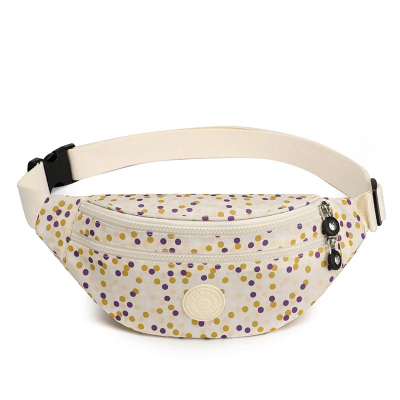 Waterproof Waist Bag Women's Fanny Pack Crossbody Bag