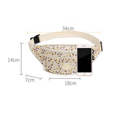 Waterproof Waist Bag Women's Fanny Pack Crossbody Bag