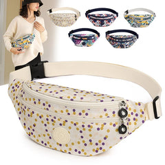 Waterproof Waist Bag Women's Fanny Pack Crossbody Bag