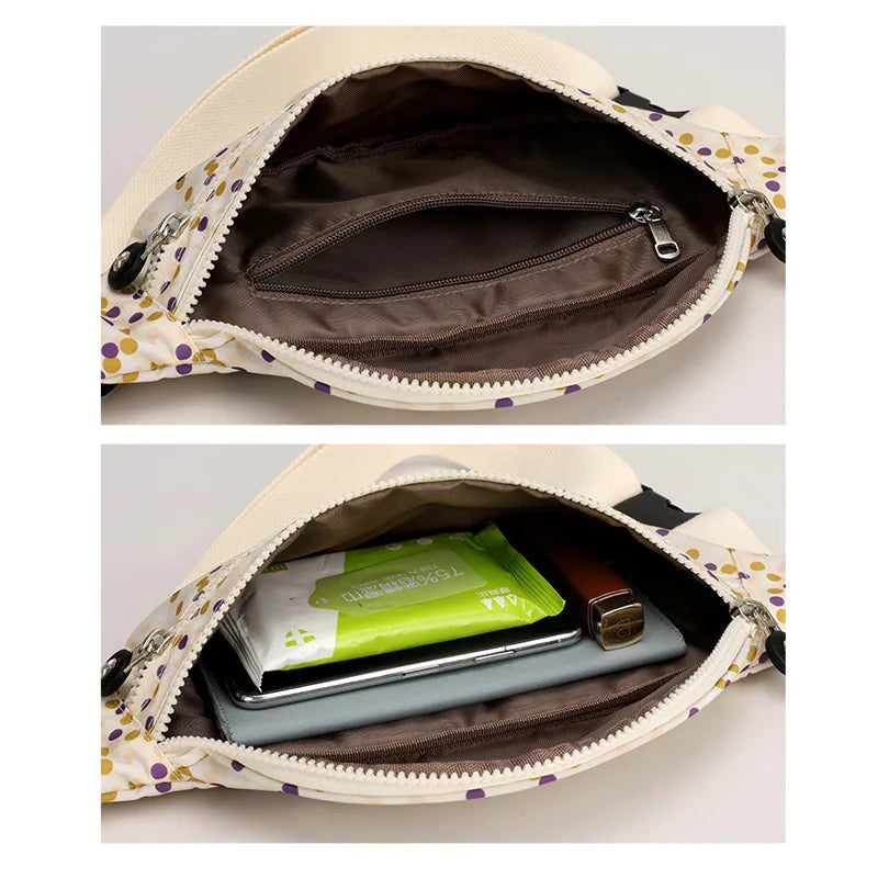 Waterproof Waist Bag Women's Fanny Pack Crossbody Bag