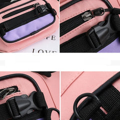 Canvas Waist Bag Women's Fanny Pack Hip Hop