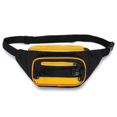 Canvas Waist Bag Women's Fanny Pack Zipper Hip Hop Bag