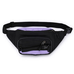 Canvas Waist Bag Women's Fanny Pack Zipper Hip Hop Bag