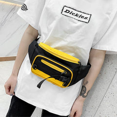 Women's Canvas Fanny Pack Zipper Hip Hop Bag