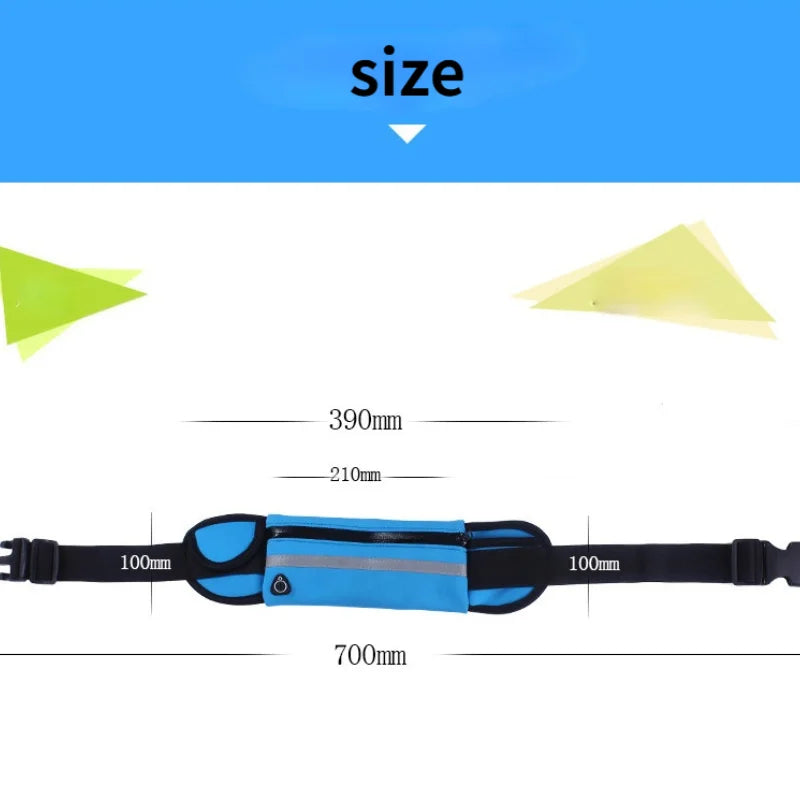 Waist Bag for Running Cycling Sports Belt Pouch Mobile Phone Headphone Case