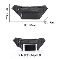 Glitter Fanny Pack Waterproof Geometric Belt Bag