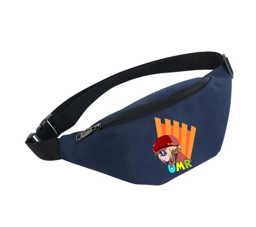 Waterproof Waist Bag Men Unisex Fanny Pack for Himouto! Umaru-chan