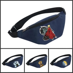 Waterproof Waist Bag for Fullmetal Alchemist Fans