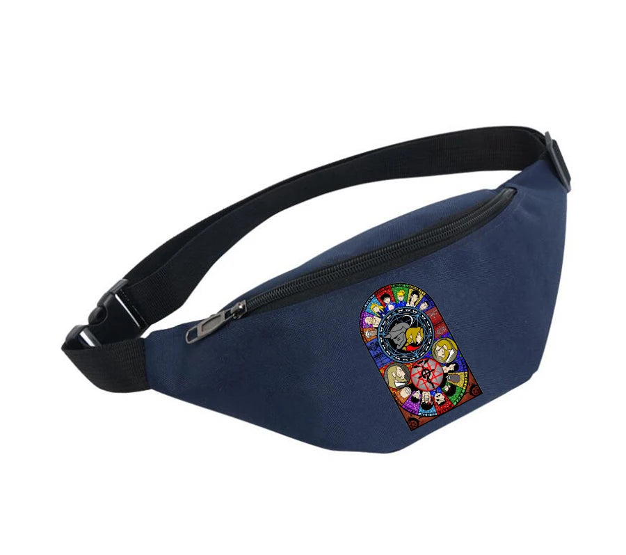 Waterproof Waist Bag for Fullmetal Alchemist Fans