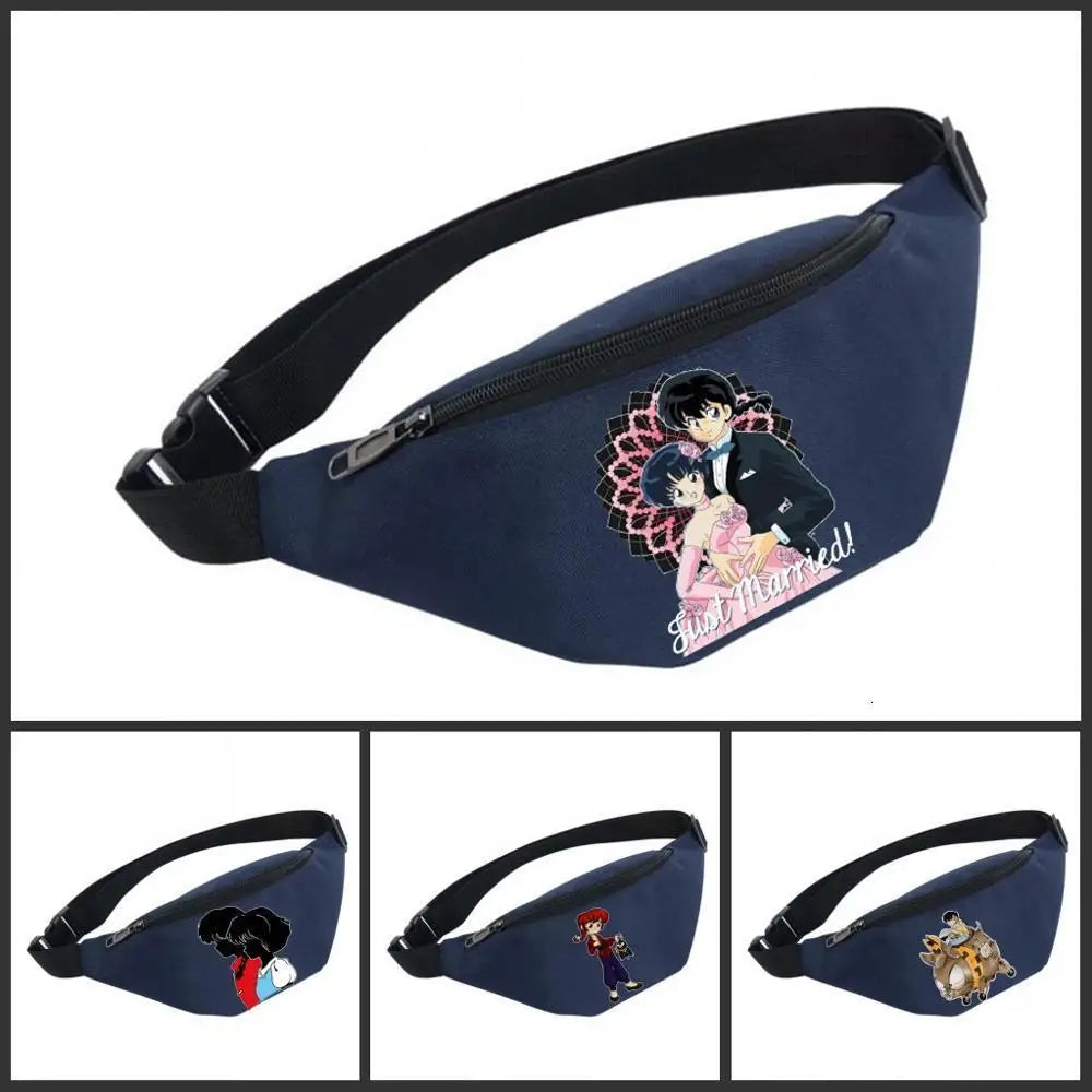 Waterproof Waist Bag Women Belt Fanny Pack Unisex Chest Handbag