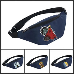 Waterproof Fullmetal Alchemist Waist Bag Unisex Fanny Pack