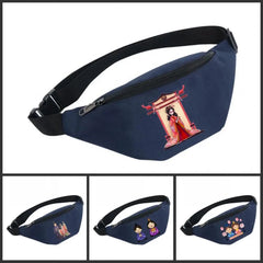 Waterproof Waist Bag Women Unisex Fanny Pack for Hinamatsuri