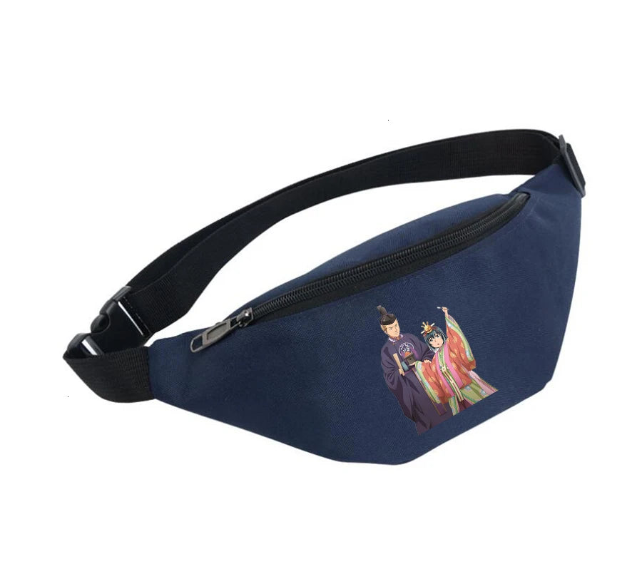 Waterproof Waist Bag Women Unisex Fanny Pack for Hinamatsuri