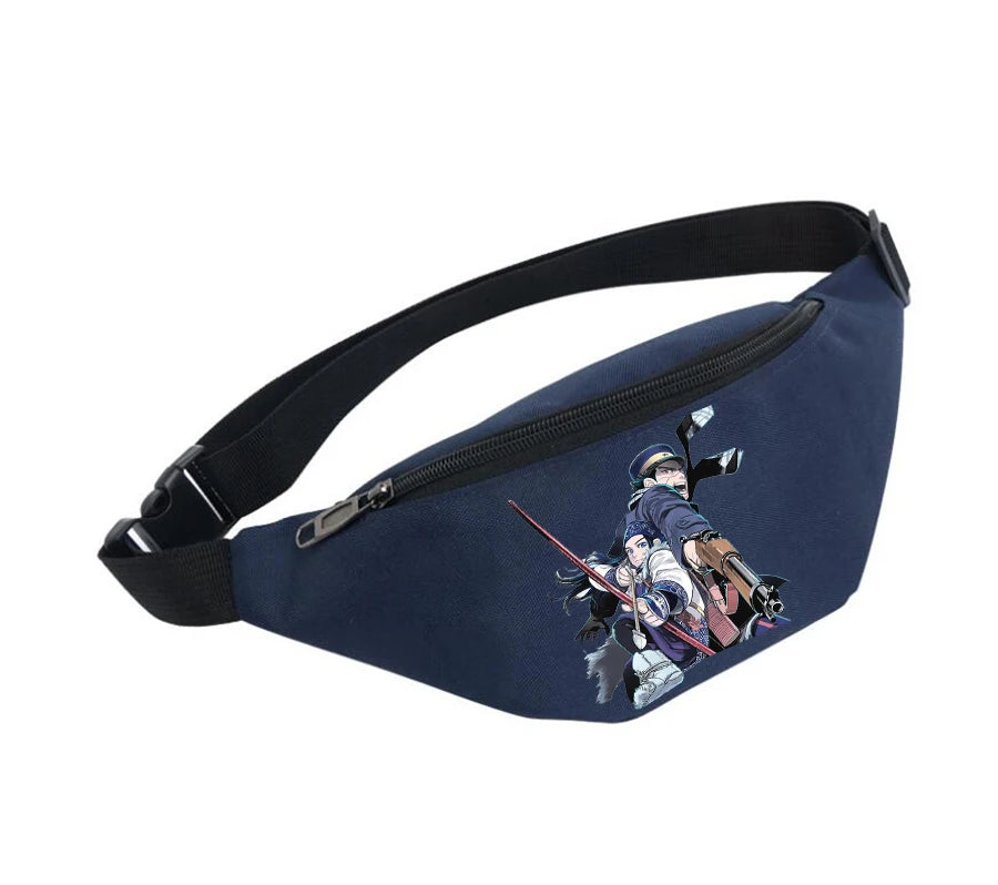 Waterproof Waist Bag Unisex Fanny Pack Golden Kamuy