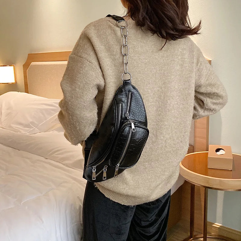 Waist Bags Casual Travel Lady Belt Bag High Women's Chest Bag