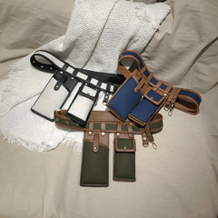 Leather Waist Belt Bag Crossbody Fanny Pack Phone Pouch