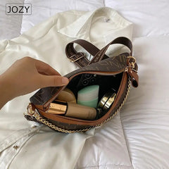 Women's Leather Chest Bag Fanny Pack Phone Purse